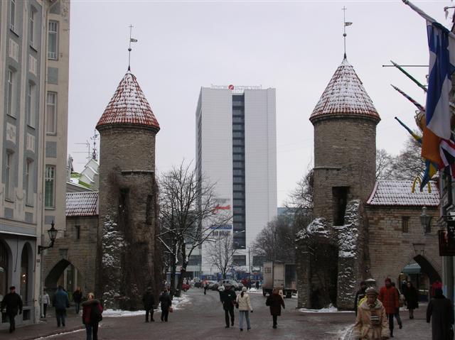 Viru Gates were built in the 14th century, but the towers that now remain are only part of what was originally here.
